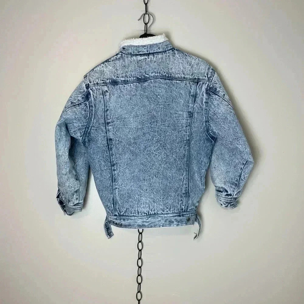 Sherpa Lined Denim Jacket - Picture 2 of 4